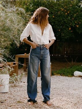 Imogene and Willie Catherine relaxed fit high rise  jeans